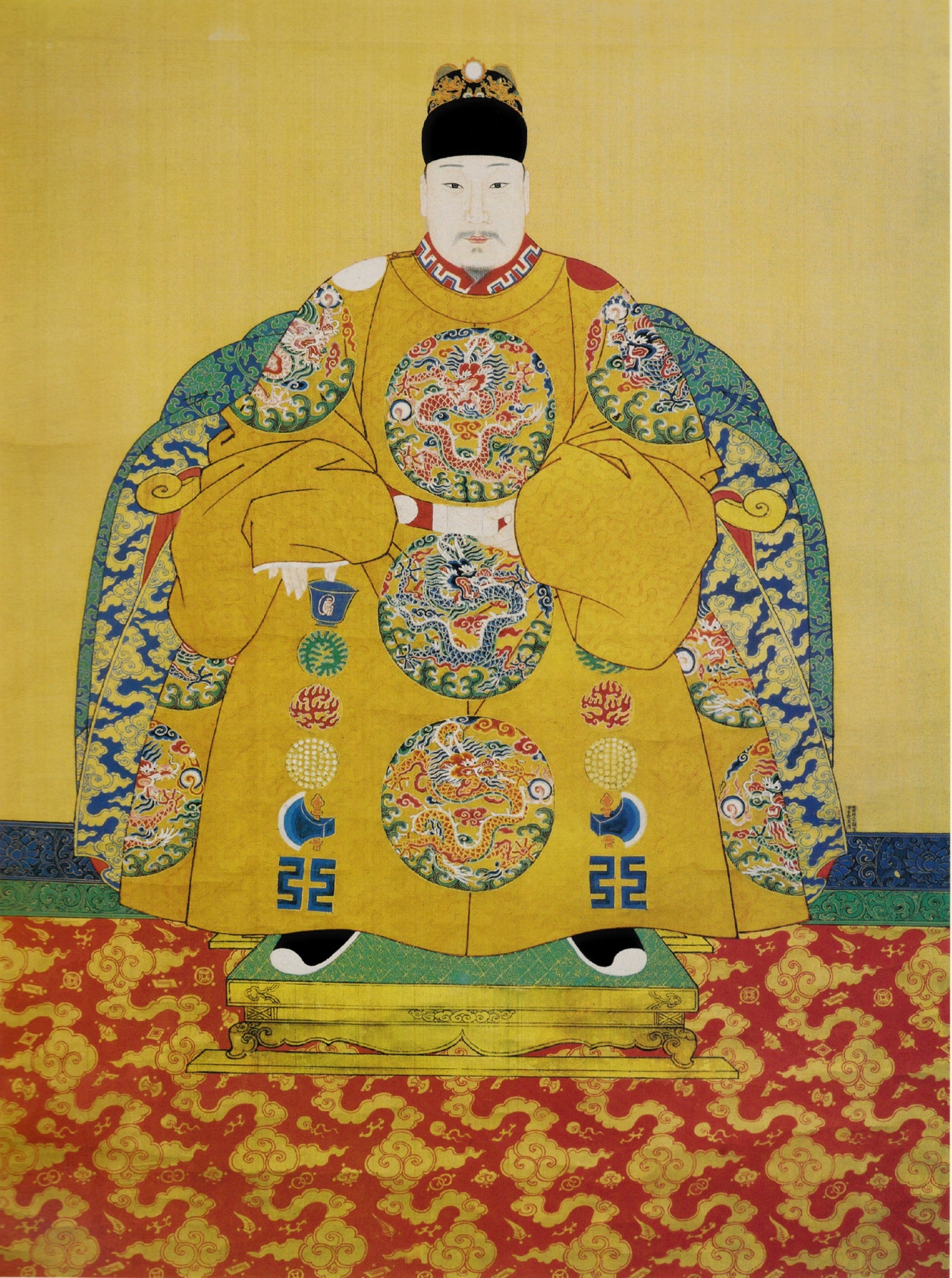 明神宗朱翊钧(1563-1620,年号万历)画像,台北故宫博物院藏
